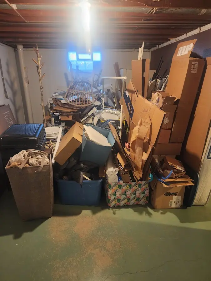 Roll-off dumpster container at job site for Roll Off Dumpster Rental in Holland